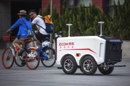 Self-driving delivery vehicle from JD.com