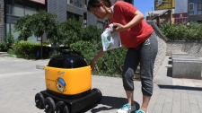 Startup delivers snacks via autonomous delivery bots